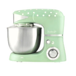 Kalorik Vintage Polkadot Stand Mixer 1000W 5L - Mint & White -Home Furnishing Serie Shop 4997467 Kalorik Vintage Polkadot Stand Mixer 1000W 5L Red White 10