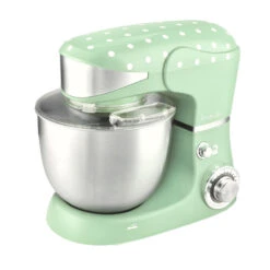 Kalorik Vintage Polkadot Stand Mixer 1000W 5L - Mint & White -Home Furnishing Serie Shop 4997467 Kalorik Vintage Polkadot Stand Mixer 1000W 5L Red White 11