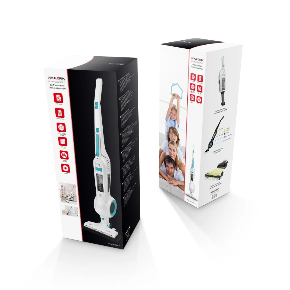 Kalorik Water Filtration Vacuum Cleaner 35W - White & Blue 3 Kalorik Water Filtration Vacuum Cleaner 35W - White & Blue - Image 3