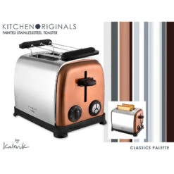 Kalorik Toaster 2 Slice 850W - Copper -Home Furnishing Serie Shop 4997573 Kalorik Toaster 2 Slice 850W Copper 2