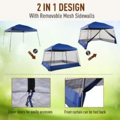 Outsunny Pop Up Canopy With Inclined Legs -Home Furnishing Serie Shop 4sT90e17e90669b92