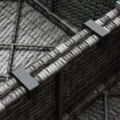 Outsunny 6 Pieces Outdoor Rattan Corner Sofa Set, Patio Aluminum Frame With All-weather Wicker Conversation Furniture W/ Coffee Table & Cushions, Mixed Grey 25 Outsunny 6 Pieces Outdoor Rattan Corner Sofa Set, Patio Aluminum Frame With All-weather Wicker Conversation Furniture W/ Coffee Table & Cushions, Mixed Grey -Home Furnishing Serie Shop 5 2 598a0f4a 2728 4c3f 9e8d c92055378454