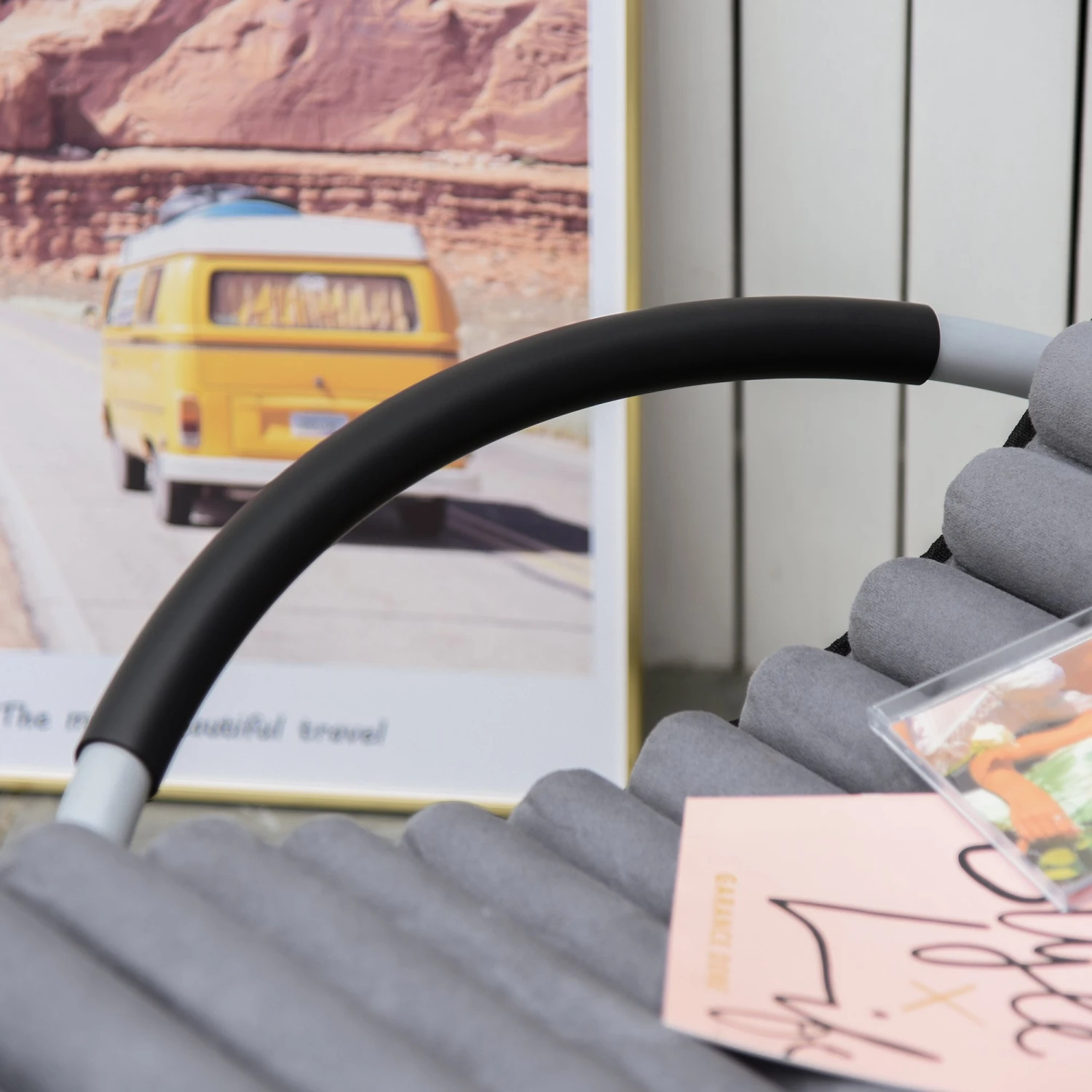 Outsunny Rocking Chair - Grey 9 Outsunny Rocking Chair - Grey - Image 9