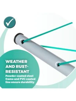 Ourhouse Rotary Airer 40m - Grey 11 Ourhouse Rotary Airer 40m - Grey -Home Furnishing Serie Shop 5011247 6