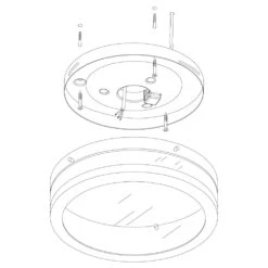 EGLO Palermo Ceiling & Wall Light - Chome & White -Home Furnishing Serie Shop 5046553 EGLO Palermo Ceiling Wall Light Chome White 2