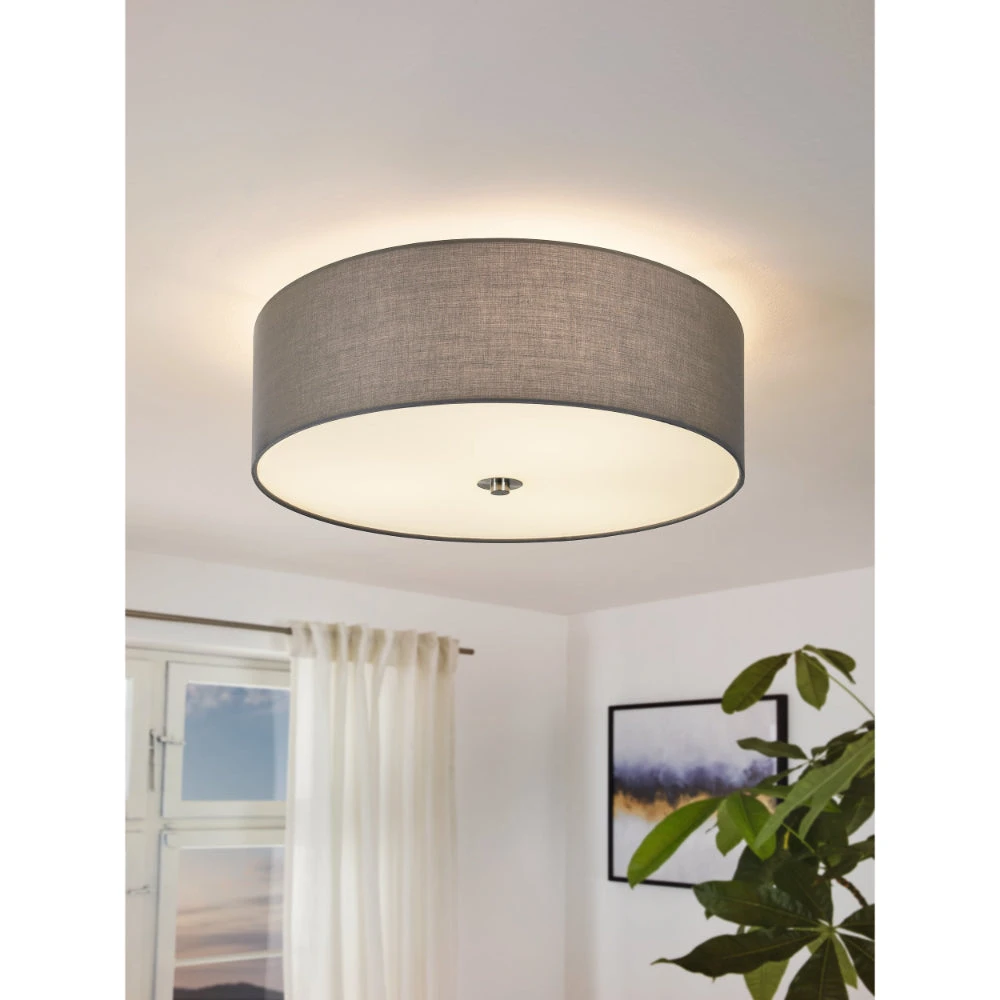 EGLO Pasteri Ceiling Light - Grey 2 EGLO Pasteri Ceiling Light - Grey - Image 2