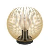 EGLO Venezuela Table Lamp Sphere - Gold & Black