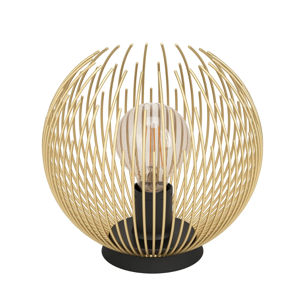 EGLO Venezuela Table Lamp Sphere - Gold & Black 1 EGLO Venezuela Table Lamp Sphere - Gold & Black