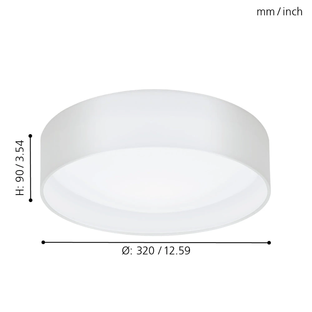 EGLO Pasteri Ceiling Light - White 5 EGLO Pasteri Ceiling Light - White - Image 5
