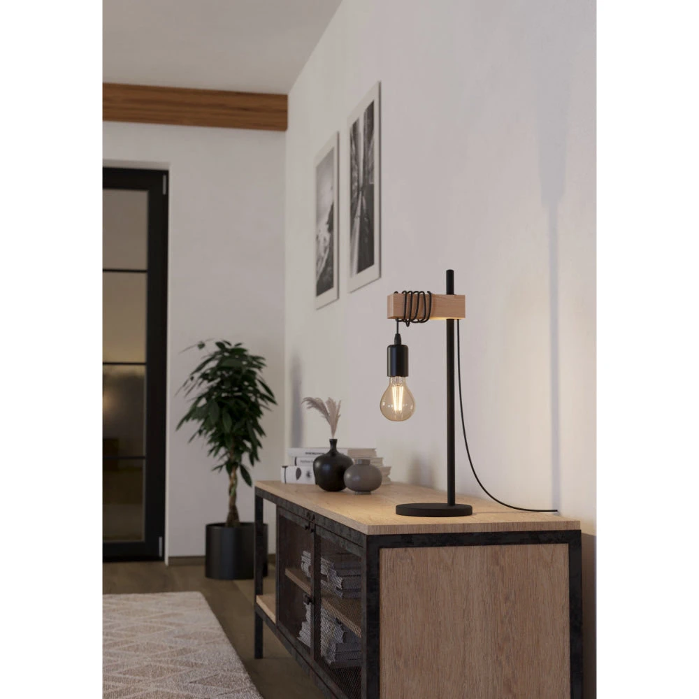 EGLO Townshend Industrial Table Lamp 2 EGLO Townshend Industrial Table Lamp - Image 2