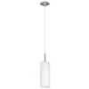 EGLO Troy Pendant Light - White & Matt Nickel
