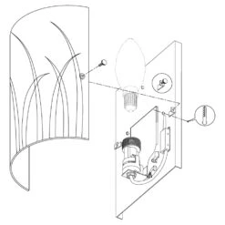 EGLO Rivato Wall Light - White & Chrome -Home Furnishing Serie Shop 5047369 EGLO Rivato Wall Light White Chrome 4