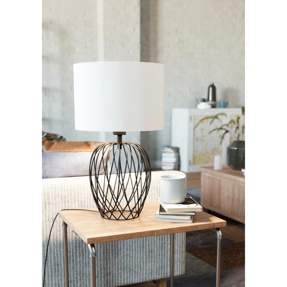 EGLO Nimlet Table Lamp - Black & White 2 EGLO Nimlet Table Lamp - Black & White - Image 2