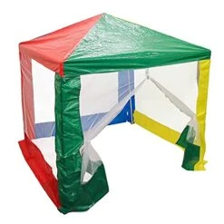 Silver & Stone Children's Multi Coloured Play Tent Sun Shade 1.5m X 1.5m