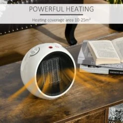 HOMCOM Small Space Heater, Ceramic Heater W/ 3 Heating Mode Adjustable Temperature 13 HOMCOM Small Space Heater, Ceramic Heater W/ 3 Heating Mode Adjustable Temperature -Home Furnishing Serie Shop 54c8fa1fdf3afd7f8689261cfa341dce