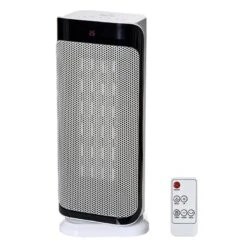 HOMCOM Portable Oscillating Ceramic Space Heater W/ Over Heating & Tip-over Protection