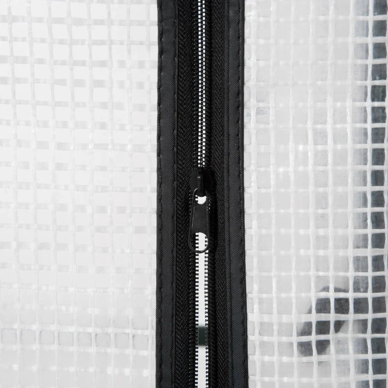 Outsunny Mini Greenhouse 100x80x150cm - White 8 Outsunny Mini Greenhouse 100x80x150cm - White - Image 8