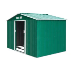 Outsunny Galvanised Metal Garden Shed 9ft X 6ft - Green 21 Outsunny Galvanised Metal Garden Shed 9ft X 6ft - Green -Home Furnishing Serie Shop 5nQdaa188d3a6e87c jpg