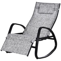 Outsunny Rocking Chair - Light Grey 21 Outsunny Rocking Chair - Light Grey -Home Furnishing Serie Shop 5wPdaa188d8788b14 jpg