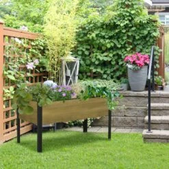 Outsunny Raised Garden Bed Elevated Wood Planter Box 15 Outsunny Raised Garden Bed Elevated Wood Planter Box -Home Furnishing Serie Shop 67E53317e70daf1dc 23937091 7277 44f4 a61f 5a5a84bdee51