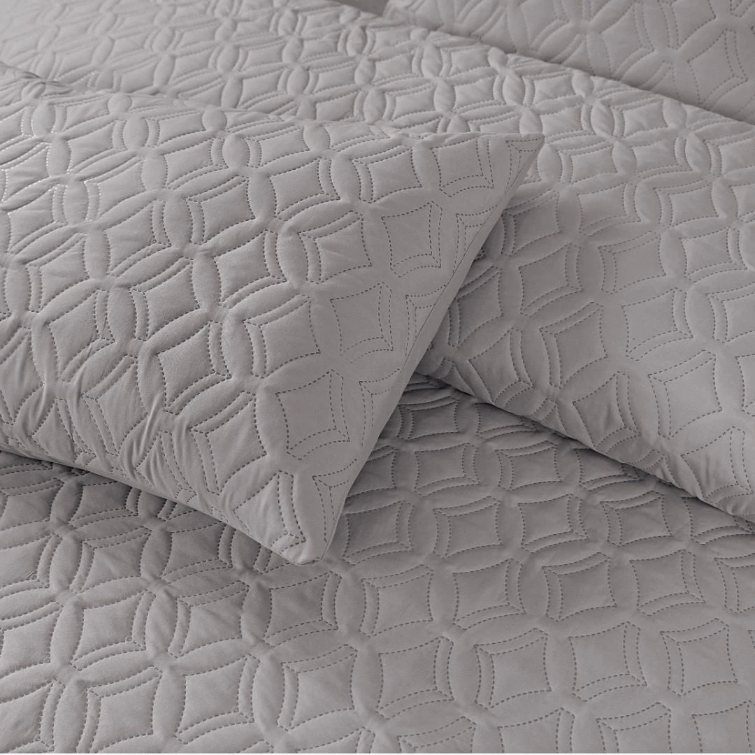 Opus Geo Pinsonic Duvet Set - Ecru 6 Opus Geo Pinsonic Duvet Set - Ecru - Image 6