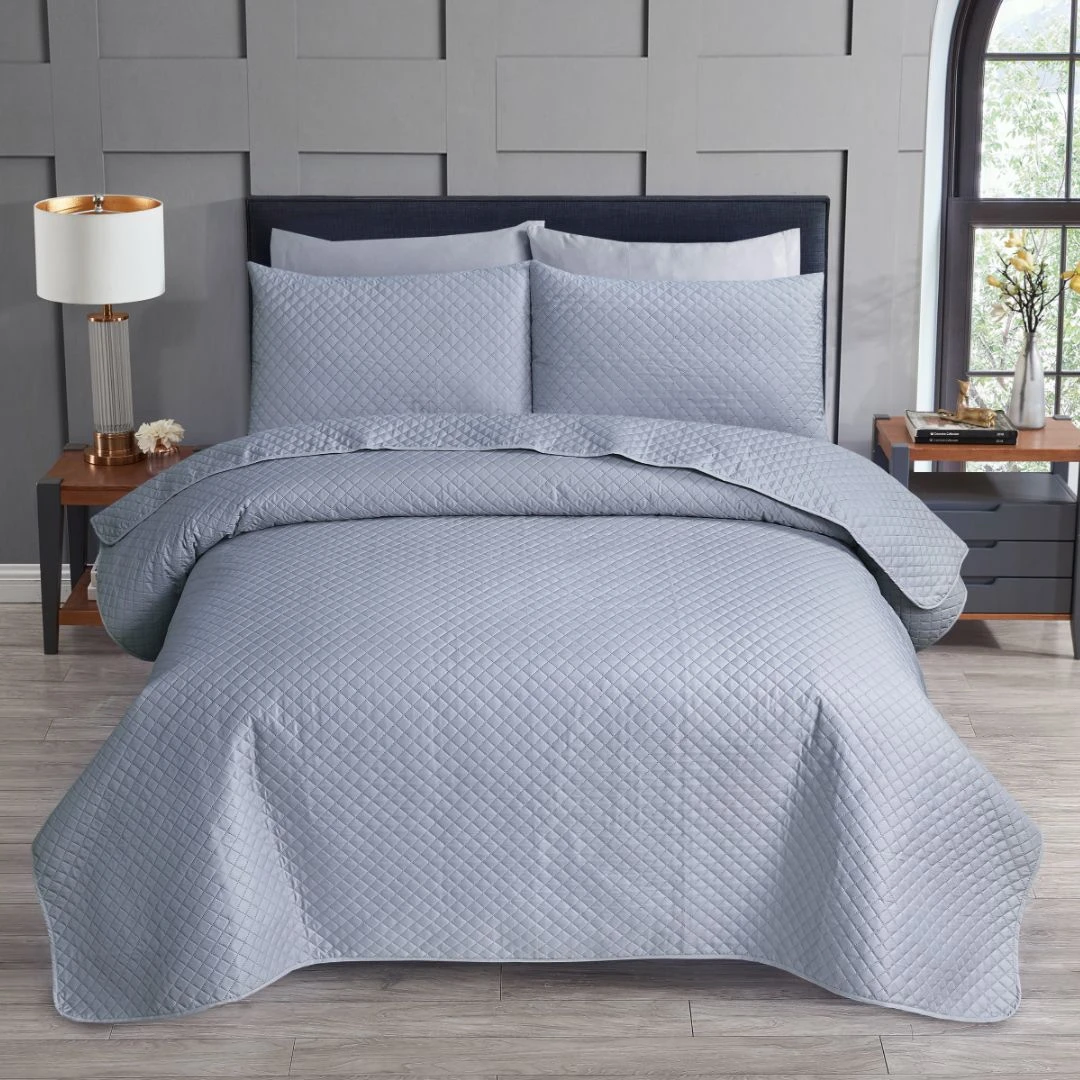 Opus Diamond Pinsonic Duvet Set - Silver 1 Opus Diamond Pinsonic Duvet Set - Silver