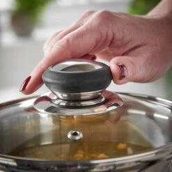 Lewis's Stainless Steel 3 Piece Pan Set With Silica Handles - Silver 18 Lewis's Stainless Steel 3 Piece Pan Set With Silica Handles - Silver -Home Furnishing Serie Shop 71CAsqyEbyL. AC SL1500