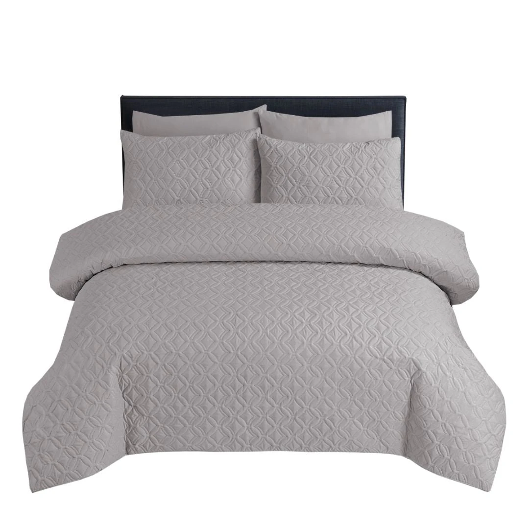 Opus Geo Pinsonic Duvet Set - Ecru 7 Opus Geo Pinsonic Duvet Set - Ecru - Image 7