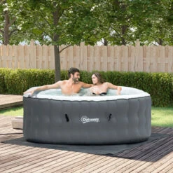 Outsunny Inflatable Hot Tub Spa Square For 4-6 People 180cm - Grey 20 Outsunny Inflatable Hot Tub Spa Square For 4-6 People 180cm - Grey -Home Furnishing Serie Shop 8IB6ff18041c963e0 jpg