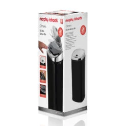 Morphy Richards Square Sensor Bin 50L - Black 11 Morphy Richards Square Sensor Bin 50L - Black -Home Furnishing Serie Shop 971517 10