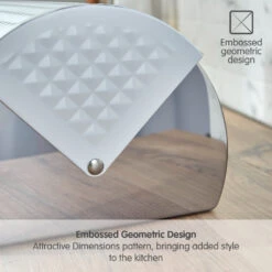 Morphy Richards Dimensions Roll Top Bread Bin - White 17 Morphy Richards Dimensions Roll Top Bread Bin - White -Home Furnishing Serie Shop 978051 05