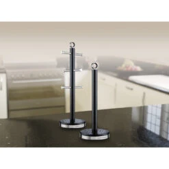 Morphy Richards Dimensions Towel Pole - Black -Home Furnishing Serie Shop 978059 06