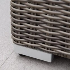 Outsunny 2 Seater Adjustable PE Rattan Wicker Lounge Set Half-Round Wicker Recliner Bed -Home Furnishing Serie Shop 9HZ3d617eecc28ebe