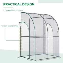 Outsunny Greenhouse Lean To 143x118x212 Cm - Clear 17 Outsunny Greenhouse Lean To 143x118x212 Cm - Clear -Home Furnishing Serie Shop 9Teb1017ee2cf1040 jpg