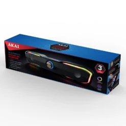 Akai Bluetooth Gaming LED Soundbar Black 22 Akai Bluetooth Gaming LED Soundbar Black -Home Furnishing Serie Shop A58190 12