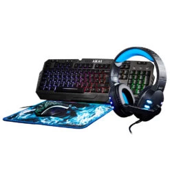 Akai Gaming 4 In 1 Gaming Combo Set For PC And Laptop