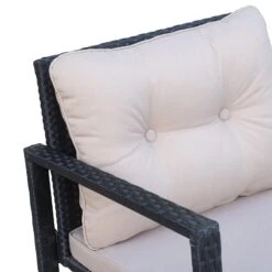 Outsunny Rattan Rocking Chair Set - Black -Home Furnishing Serie Shop A6r7aa17dc18a3d33
