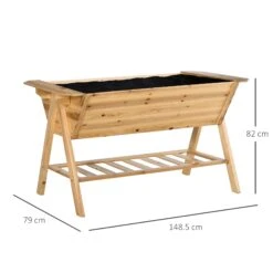 Outsunny Wooden Planter Garden Raised Bed 11 Outsunny Wooden Planter Garden Raised Bed -Home Furnishing Serie Shop AQi24c17dc30abe72 c0a1944a 1766 40e3 9e42 950efa5b9089
