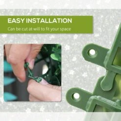 Outsunny Faux Green Floral Wall Trellis - 12 Pieces -Home Furnishing Serie Shop Aho2a817e2f02ca91 66ffa476 0302 4b77 9fc3 2717488d991e