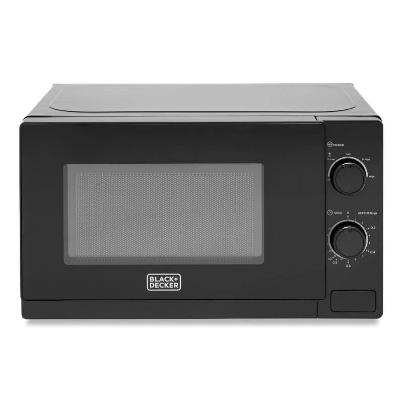 Black & Decker Black+Decker Manual Microwave 800w 20L - Black 1 Black & Decker Black+Decker Manual Microwave 800w 20L - Black