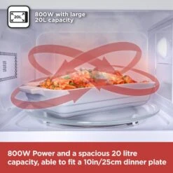 Black & Decker Black+Decker Manual Microwave 800w 20L - Black 13 Black & Decker Black+Decker Manual Microwave 800w 20L - Black -Home Furnishing Serie Shop BXMZ24039GB 03