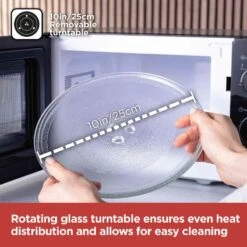 Black & Decker Black+Decker Manual Microwave 800w 20L - Black 17 Black & Decker Black+Decker Manual Microwave 800w 20L - Black -Home Furnishing Serie Shop BXMZ24039GB 05