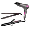 Carmen Gift Set Dryer/Curler/Straightener - Graphite