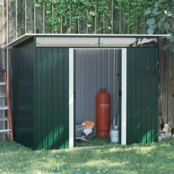 Outsunny Metal Garden Shed 260L X 133W X 200Hcm - Green 20 Outsunny Metal Garden Shed 260L X 133W X 200Hcm - Green -Home Furnishing Serie Shop CiQ6ff18746d3c0b0 jpg