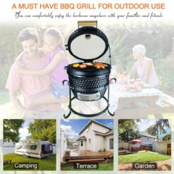 Outsunny Cast Iron Ceramic Kamado Charcoal BBQ Oven 16 Outsunny Cast Iron Ceramic Kamado Charcoal BBQ Oven -Home Furnishing Serie Shop DqK2dc17dc2f872d4 5d163bf3 9276 4aba 8bb8 6ded23c221d9