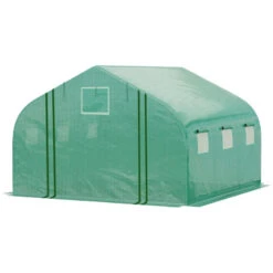 Outsunny Greenhouse Polytunnel 3.5x3x2m - Green 23 Outsunny Greenhouse Polytunnel 3.5x3x2m - Green -Home Furnishing Serie Shop DsDdaa17e9e3986dd jpg