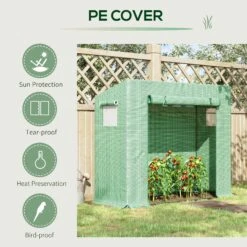 Outsunny Outdoor Greenhouse Poly Tunnel Plants Reinforced Top Cover 1.98 X 0.77 X 1.49 M 12 Outsunny Outdoor Greenhouse Poly Tunnel Plants Reinforced Top Cover 1.98 X 0.77 X 1.49 M -Home Furnishing Serie Shop EIu14617e70daf79e