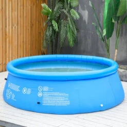 Outsunny Swimming Paddling Pool Round 274cm X 76cm - Blue 20 Outsunny Swimming Paddling Pool Round 274cm X 76cm - Blue -Home Furnishing Serie Shop GEO6ff1803a5f89f4 jpg