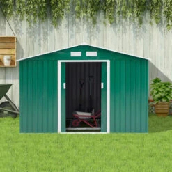 Outsunny Galvanised Metal Garden Shed 9ft X 6ft - Green 20 Outsunny Galvanised Metal Garden Shed 9ft X 6ft - Green -Home Furnishing Serie Shop GzK6ff188d3a6e87c jpg