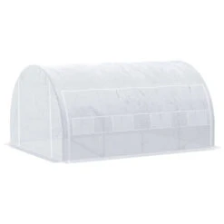 Outsunny Greenhouse Polytunnel 4x3x2m - White 21 Outsunny Greenhouse Polytunnel 4x3x2m - White -Home Furnishing Serie Shop HOjdaa17f010117bb jpg